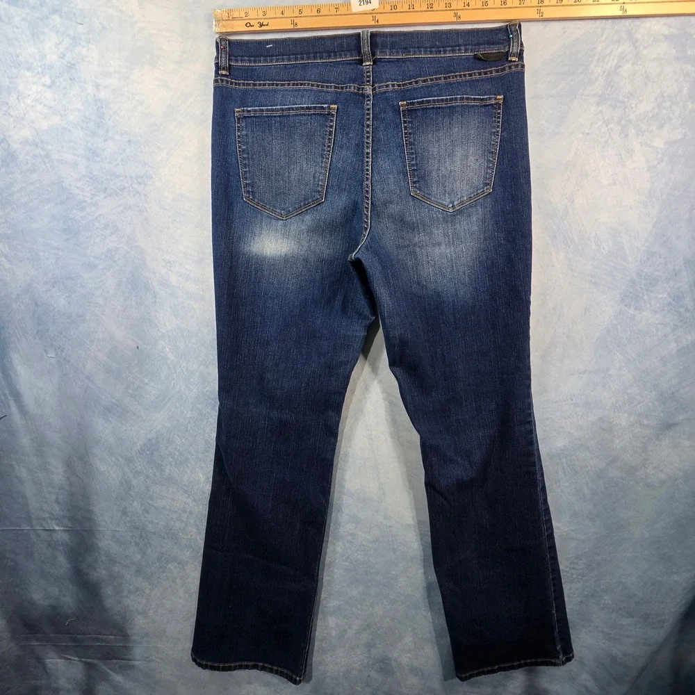 New York & Company Womens‎ Low Rise Bootcut Jeans Blue Size 12 Average Stretch